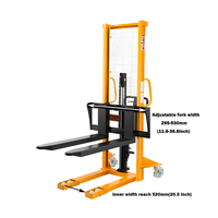 Apilador Manual de Alta Resistencia, Apilador Hidráulico Manual con Cadena de Elevación, en Oferta