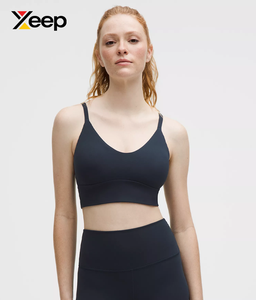 XEEP High Quality Women Yoga Sports <b>Bra</b> XC-SB-127 Solid Simple Breathable Adjustable <b>Straps</b> Removable Pads High Support Quick - Product Image 1