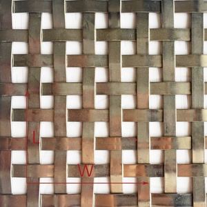 Malla metálica plana de acero inoxidable de alta calidad para techos y marquesinas - Product Image 3