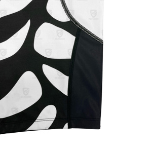 Rashguard à manches courtes imprimé sur mesure pour enfants et adultes, vente en gros, vêtements de sport BJJ MMA, technique d'impression par sublimation numérique - Product Image 6