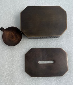 New Style Brass Soap Dish Holder With Drainage Design For Hotel Bathroom <b>Vanity</b> Decoration Accessories - Product Image 6