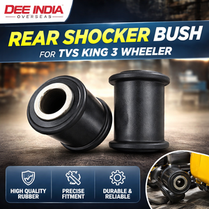 Silentbloc d'amortisseur arrière fin pour TVS King 3 Wheeler |   Bague en caoutchouc pour suspension de moto - Product Image 4