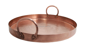 Top Seller Good Look Best Selling Handcrafted Metal Serving Tray Set Fabricante Nuevo diseño Hecho a mano Metal Serving Tray - Product Image 2