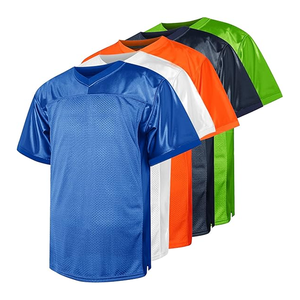 Camiseta de Fútbol Americano Sublimada Personalizada de Alta Calidad, Unisex, de Manga Corta, Transpirable, con Protección Antibacteriana y UV - Product Image 1
