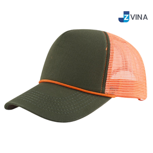 Custom Logo Mesh Trucker <b>Hat</b> 5 Panel Dad <b>Cap</b> Adjustable Breathable Baseball <b>Cap</b> for Outdoor Travel - Product Image 3