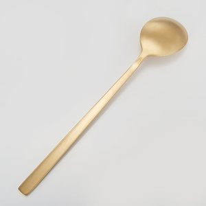 ชุดช้อนสแตนเลสดีไซน์ยุโรปจาก Saleem International สำหรับอาหารค่ำและของหวาน - ช้อนน้ำหนักเบา เป็นมิตรกับสิ่งแวดล้อม เหมาะสำหรับงานเลี้ยงที่บ้าน - Product Image 2