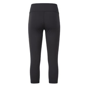 Leggings de yoga capri de cintura alta lisos para mujer, pantalones elásticos para fitness - Product Image 2