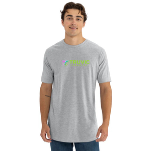 Camiseta Larga de Algodón Premium para Hombre, Cuello Redondo, Manga Corta, Estilo Casual Urbano, para Prendas Personalizadas - Product Image 1