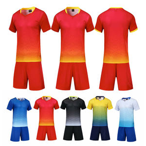 ชุดแข่งขันวันสำคัญ ชุดทีมสโมสรมืออาชีพ ขายส่งเสื้อผ้าฟุตบอล ผู้ผลิตชุดฟุตบอลคุณภาพสูง โพลีเอสเตอร์ ชุดฟุตบอลแบบกำหนดเองได้ - Product Image 1