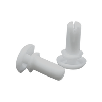 Rivets en plastique PA6 Nylon de type R pour l'intérieur des voitures et l'assemblage d'appareils électroménagers