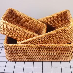 Panier de rangement en rotin tressé à la main de qualité export du Vietnam pour fruits, rangement de cuisine, organisation de salon et décoration de table - Product Image 3