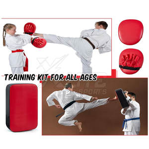 Almohadilla de entrenamiento de cuero de primera calidad con costuras reforzadas para entrenamiento profesional en gimnasios y ejercicios intensivos diarios. - Product Image 5