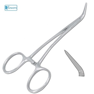 Pinzas Quirúrgicas Manuales de Acero Inoxidable Six Flowers Peet Splinter Forceps para Cirugía General Clase I - Product Image 1