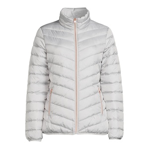 Venta al por mayor Ropa de mujer Chaquetas Zip Up Bomber Puffer Invierno Señoras Chaquetas Abrigos Para Mujeres - Product Image 4