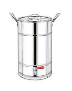 HEAVY DUTY COMMERCIAL STAINLESS STEEL TEA URN 20 LITER <b>MIRROR</b> FINISH HOT WATER DISPENSER CATERING USE - Product Image 3