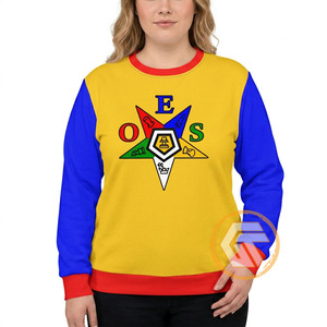 สั่งทำพิเศษ GREEK TREASURES Eastern Star เสื้อสเวตเชิ้ตผ้าฝ้ายฟลีซเนื้อแน่น 500 กรัม เป็นมิตรกับสิ่งแวดล้อม ปักลาย สำหรับผู้หญิง สไตล์ลำลอง - Product Image 2