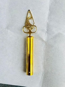 Ensemble de hauts de tenue maçonnique dorés pour Loge Bleue avec emblème MM et drapeau maçonnique (Lot de 4) - Product Image 3