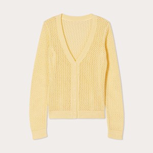 Designer V-Neck Hollow Out Knit Button Up Breathable Sweater <b>Women's</b> <b>Sexy</b> Spring Tops Crochet Look Fashionable Ladies <b>Jumper</b> - Product Image 1