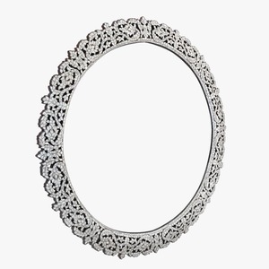 Luxury Handmade Mother of Pearl Inlay Arabic Mirror Frame Premium Wall Decor for Elegant Home and Villa Interiors - Product Image 3