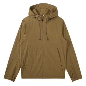 Factory Rate New Design <b>Rain</b> Windbreaker <b>Jacket</b> with Lining High Quality <b>Men</b> Sport Wind Breaker Coat - Product Image 5
