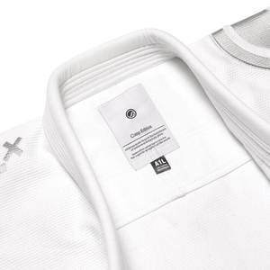 Kimono de Jiu Jitsu Brasileño Shoyorol Gi Mamba Profesional de la Más Alta Calidad, Color Blanco, 450 g/m², Uniforme para Luchadores, AS-JJ-5809 - Product Image 6
