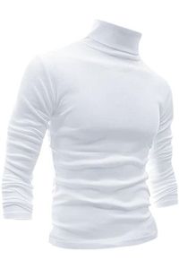 <b>Men's</b> Slim Fit Mandarin Collar Casual Knitted Long Sleeve Lightweight Solid Color Summer Pullover Shirt - Product Image 3