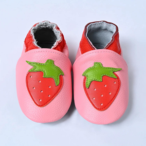 Chaussons pour bébé en cuir véritable avec imprimé cerf mignon, mocassins pour bébé tendance, design animal pour le marché américain - Product Image 6