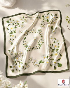 Fabricante de Bufandas de Satén con Logotipo Personalizado, Servicio de Moda de Marca Privada OEM ODM, Nigeria, Ghana, Kenia, Congo, Senegal, Tanzania - Product Image 1