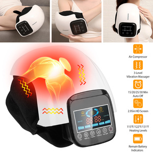1pc elettrico ricaricabile al ginocchio massaggiatore a infrarossi termoterapia pressione dell'aria impastamento Timer regolazione del dolore - Product Image 5