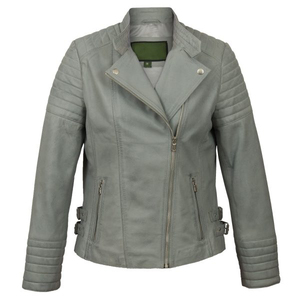 Nouvelle veste en cuir pour femme, veste courte, printemps et automne, col montant, veste en cuir fine pour femme, OEM - Product Image 6