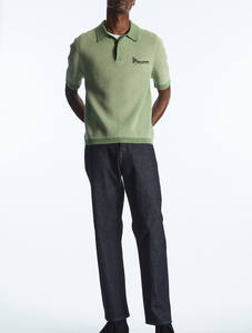 T-shirt thermique à manches longues double couche de haute qualité 100 % coton, broderie personnalisée, tricot gaufré épais 220 g/m² pour homme, course et entraînement - Product Image 2