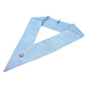Tablier Maçonnique Personnalisé Croix Écologique Rouge Blanc Bordure Dorée Style Classique Tissu Brodé Dentelle Col en V Patch Sécurité - Product Image 6