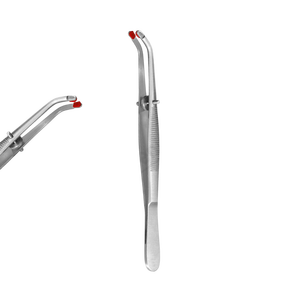 Pinzas de Incrustación Curvas de 45°, 155 mm, Acero Inoxidable, Uso Dental Profesional Manual, Fabricante Pakistán - Product Image 1
