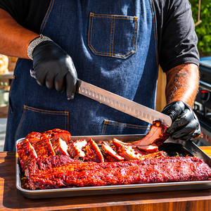 Cuchillo de Chef Japonés Ambidiestro Hecho a Mano con Hoja de Acero Damasco Forjado y Mango G10, Cuchillo de Cocina Multiusos Ecológico para Bricolaje - Product Image 6