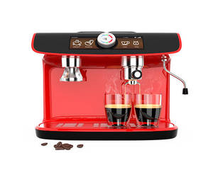 เครื่องชงกาแฟเอสเพรสโซกึ่งอัตโนมัติ เครื่องชงกาแฟเชิงพาณิชย์สำหรับร้านกาแฟ ร้านอาหาร บ้านพักอาศัย เครื่องชงกาแฟเชิงพาณิชย์สำหรับร้านกาแฟ โรงแรม - Product Image 6