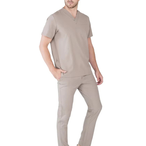 Cotton Material High Quality Fleece Fabric Needle Detection Uniform <b>Plus</b> <b>Size</b> <b>Scrubs</b> Sets Fashionable Comfortable Medical Wear - Product Image 2