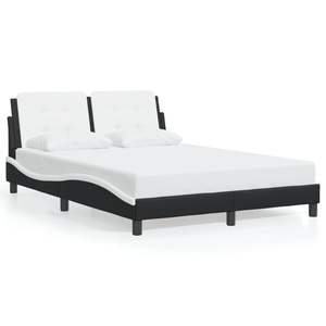 Base de Cama Tapizada en Blanco y Negro - Product Image 1