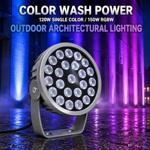 โคมไฟโปรเจคเตอร์ LED ติดพื้น 500W IP66 ความสว่างสูง รับประกัน 1 ปี CRI 90 โครงอะลูมิเนียมอัลลอย สำหรับไฟส่องสว่างภายนอกอาคาร - Product Image 6