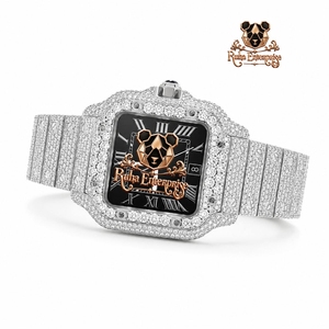 Reloj de Cuarzo con Bisel Decorativo, Acero Inoxidable Pulido y Estilo Impresionante para la Muñeca - Product Image 6