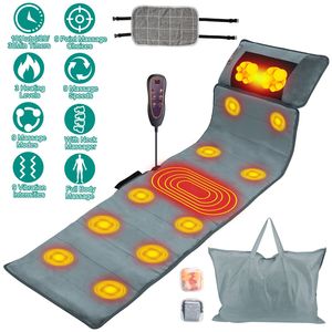 Almohadilla de Masaje Eléctrica de Cuerpo Completo con Vibración y Calor, Cojín de Masaje para Espalda y Cuello, Alfombrilla para Silla y Colchón - Product Image 1