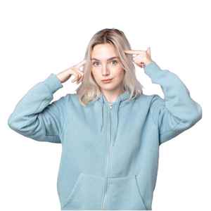 Suéter de Punto con Cremallera para Mujer, Otoño Invierno, Color Sólido, con Capucha, Forro Transpirable, Estilo Casual Deportivo - Product Image 6