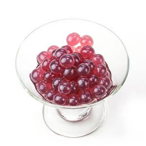 Billes de tapioca éclatantes à la framboise - pour les desserts au bubble tea et les friandises glacées - Product Image 3
