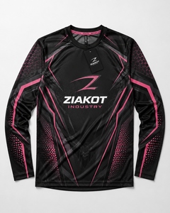 เสื้อยืด ZIAKOT รุ่นใหม่ ออกแบบใหม่สำหรับผู้ชาย สีดำ-ส้ม รอยัล สำหรับการแสดงออกทางกีฬา - Product Image 6