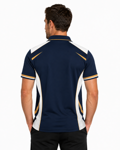 เสื้อโปโลผู้ชายแบบกำหนดเอง ระบายอากาศได้ดี แห้งเร็ว เสื้อโปโลสำหรับกีฬา ปักลายตามสั่ง รับผลิตเสื้อโปโลทีมกอล์ฟ ปักลาย ขนาดสั้น - Product Image 3