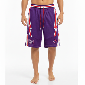 Shorts en maille polyester sublimée les plus vendus pour l'entraînement physique, shorts de sport en maille, shorts de basketball en maille 2026 - Product Image 2