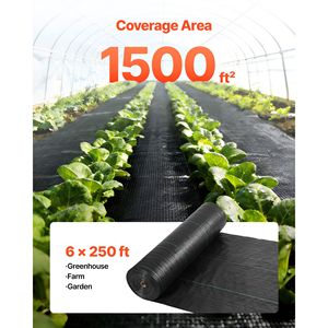 Rete da Giardino Resistente 6x250FT 5oz Tessuto Anti-Erbacce per Giardini - Product Image 3