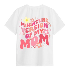 เสื้อยืดลำลองพิมพ์ลายทันสมัยสำหรับเด็กผู้หญิง แขนสั้น คอกลม ผ้าฝ้าย 100% คุณภาพพรีเมียม เป็นมิตรกับสิ่งแวดล้อม เหมาะสำหรับใส่ทุกวัน - Product Image 4