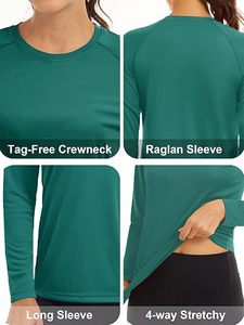 Fabricante de Camisetas de Yoga de Manga Larga Personalizadas para Mujer, Venta al por Mayor de Ropa Deportiva Transpirable para Entrenamiento, Gimnasio, Running y Fitness - Product Image 3
