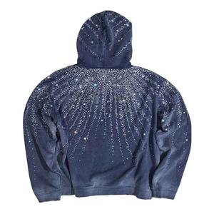 เสื้อฮู้ดดี้ผู้หญิงสีพื้น ดีไซน์สวยทันสมัย สตรีทแวร์ พิมพ์โลโก้ตามสั่ง ประดับคริสตัล ดีไซน์ใหม่ ผลิตจากผ้าถัก เป็นมิตรต่อสิ่งแวดล้อม ระบายอากาศได้ดี - Product Image 2