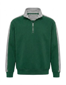 ผู้ผลิตเสื้อสเวตเชิ้ตคอซิปแบบสั่งทำพิเศษ ผ้าฝ้าย - Product Image 1